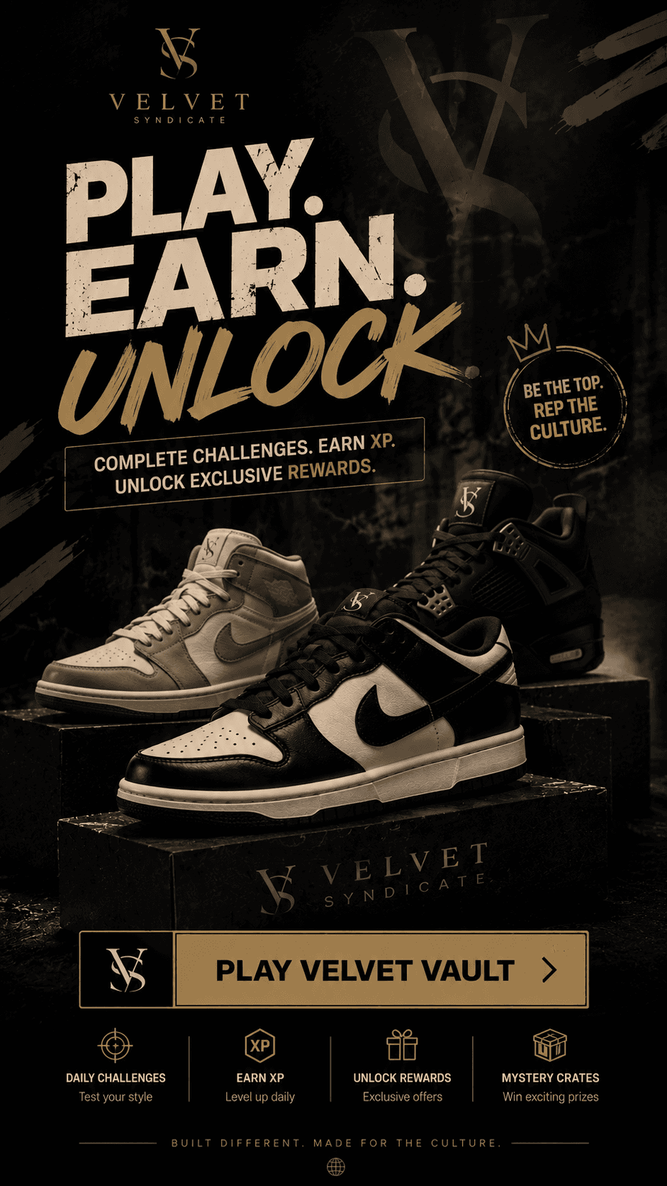 New Velvet Vault game launch banner mobile